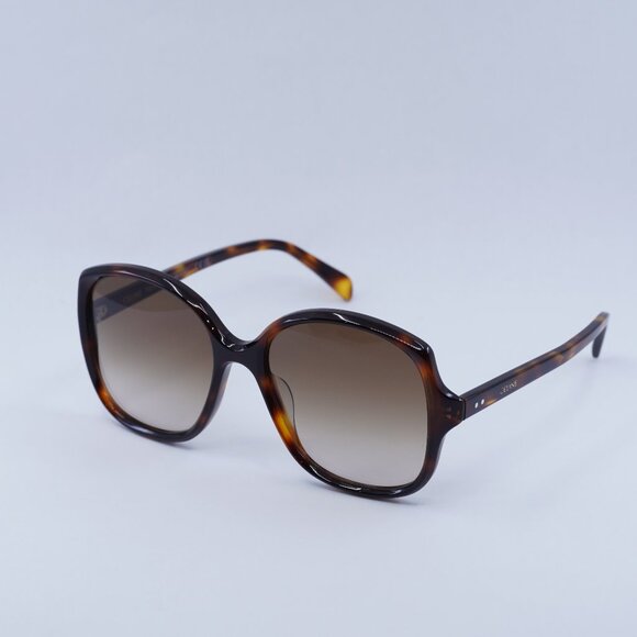 🕶️ New Celine CL40172U 52F Sunglasses - Dark Havana Frame, Brown Lenses - Picture 1 of 11